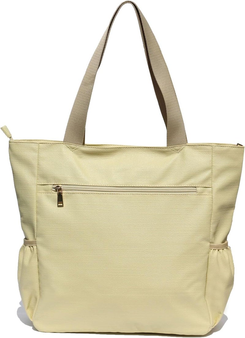 ESVAN Original Floral Water Resistant Large Tote Bag Shoulder Bag for Gym Beach Travel Daily Bags Upgraded - Image 4